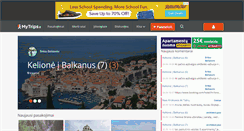 Desktop Screenshot of mytrips.lt